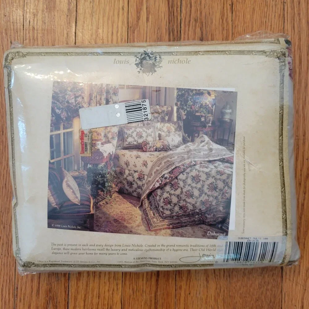 Louis Nichole Utica Twin‎ Sheet Set Dubonnet Multi Combed 180 Threads